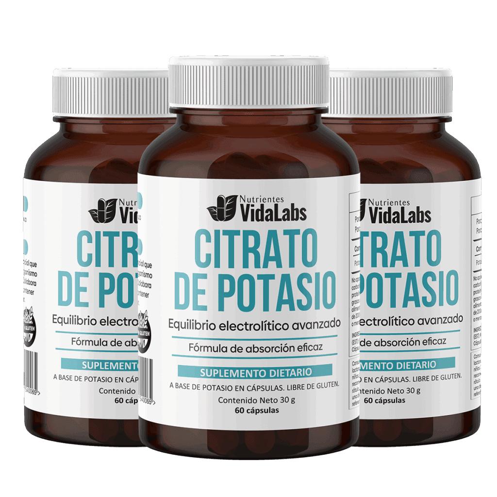 Citrato de Potasio - Balance Electrolitico, Apoyo Muscular Y A Tu Sistema Nervioso