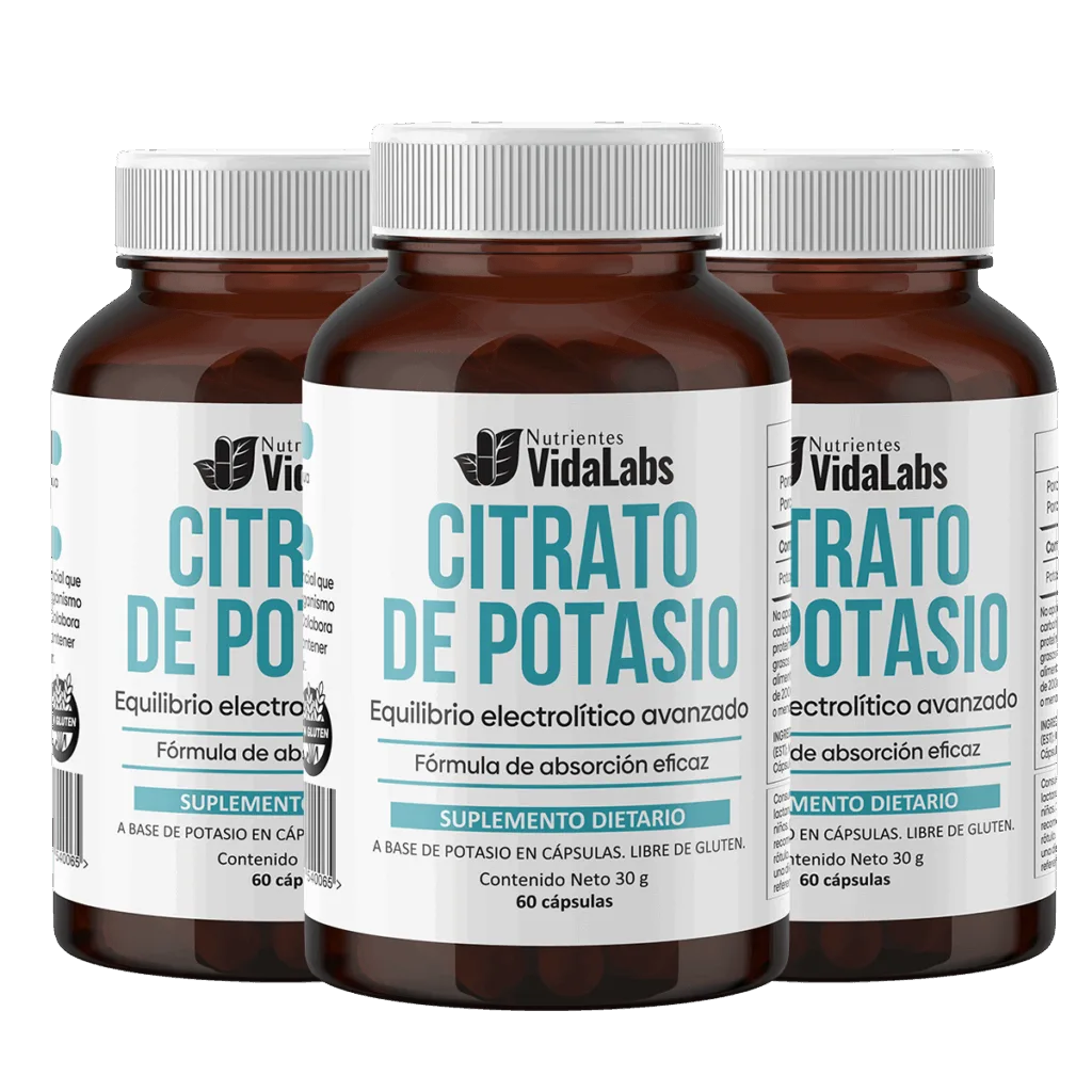 Citrato de Potasio - Balance Electrolitico, Apoyo Muscular Y A Tu Sistema Nervioso